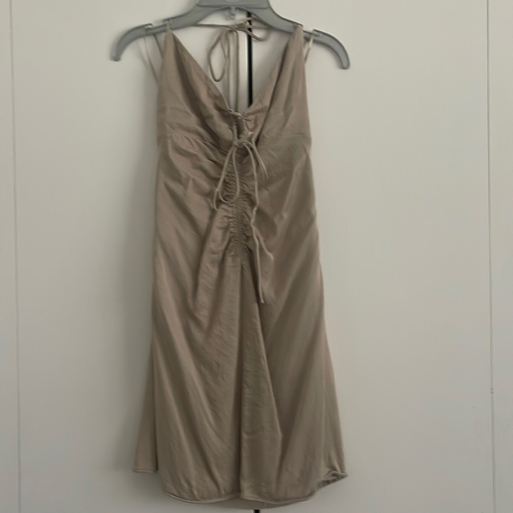 Zara Champagne Mini Dress. Size L